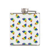 Rainbow Watermelon Pattern Heupfles (Achterkant)