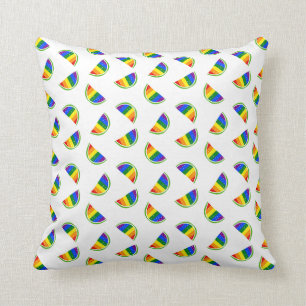 Rainbow Watermelon Pattern Kussen