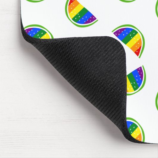 Rainbow Watermelon Pattern Muismat (Hoek)