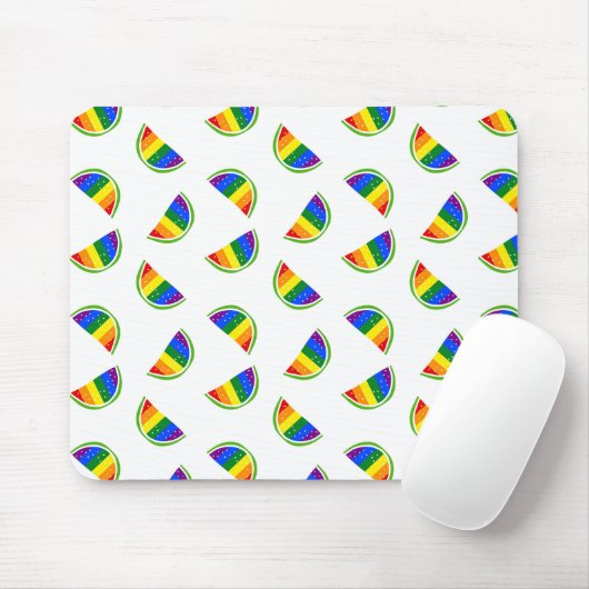 Rainbow Watermelon Pattern Muismat (Met muis)
