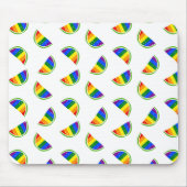 Rainbow Watermelon Pattern Muismat (Voorkant)