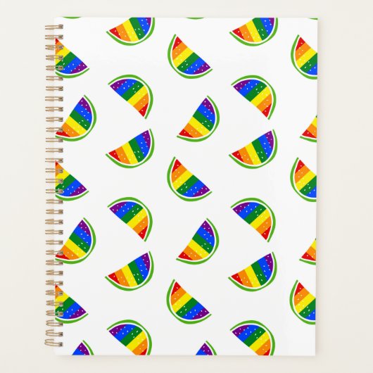 Rainbow Watermelon Pattern Planner (Voorkant)