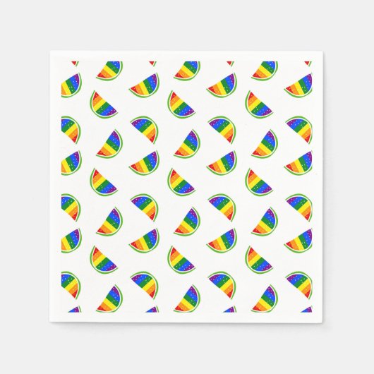 Rainbow Watermelon Pattern Servet (Voorkant)
