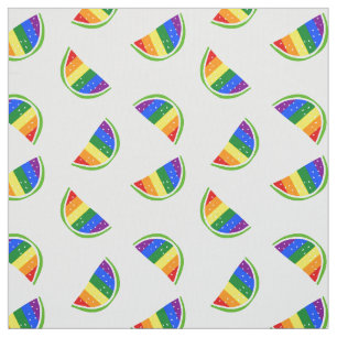 Rainbow Watermelon Pattern Stof
