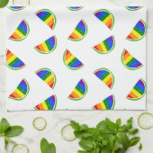 Rainbow Watermelon Pattern Theedoek (Gevouwen)