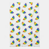 Rainbow Watermelon Pattern Theedoek (Verticaal)