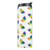 Rainbow Watermelon Pattern Thermosbeker (Gedraaid links)