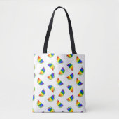 Rainbow Watermelon Pattern Tote Bag (Voorkant)