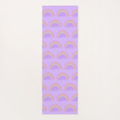 Rainbow waterverf aangepaste scriptnaam yogamat (Achterkant)