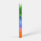 Rainbow Waterverf Abstracte naam Monogram Samsung Galaxy Hoesje (Rechterkant)