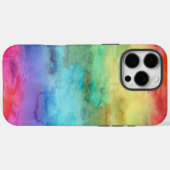 Rainbow Waterverf Abstracte telefoonhoes Case-Mate iPhone Case (Achterkant (horizontaal))