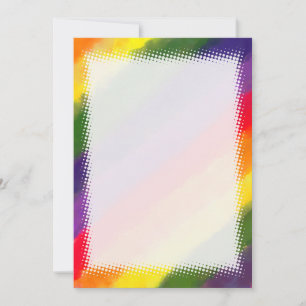 Rainbow Waterverf Blank DIY Kaart