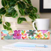Rainbow Waterverf Bloom Clear Acrylplaat Naambordje