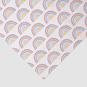 Rainbow Waterverf Boho Chic Tissuepapier (Detail)