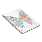 Rainbow Waterverf Butterfly Notitieboek (Rechterzijde)