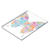Rainbow Waterverf Butterfly Notitieboek (Linkerzijde)