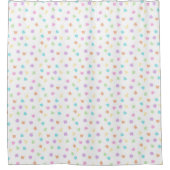 Rainbow Waterverf Dot Shower Curtain Douchegordijn (Voorkant)