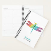 Rainbow Waterverf Dragonfly - Gepersonaliseerde Fe Planner (Display)