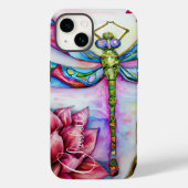 Rainbow Waterverf Dragonfly, personaliseren Case-Mate iPhone Case (Achterkant)