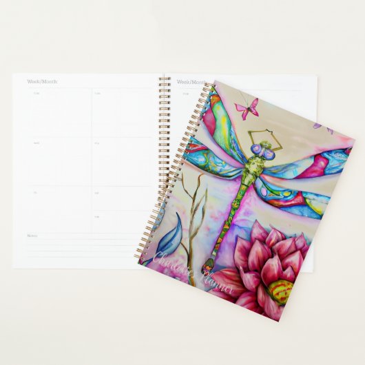 Rainbow Waterverf Dragonfly, Planner (Display)
