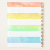 Rainbow Waterverf Family Photo Collage Planner (Achterkant)