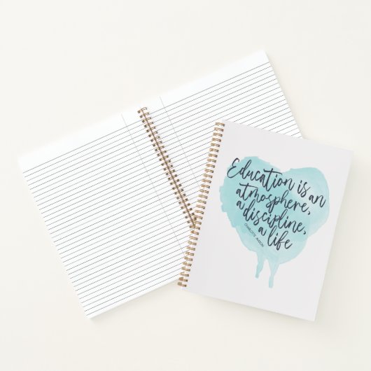 Rainbow Waterverf Homeschool Education Quote Notitieboek (Binnen)