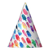 Rainbow Waterverf Ice Cream Ice Poppen Verjaardag Feesthoedjes (Links)