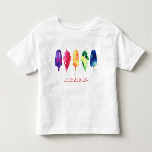 Rainbow Waterverf Ice Cream Popsialized Kinder Shirts