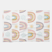 Rainbow Waterverf Kitchen Hand Towel Theedoek (Horizontaal)