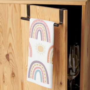 Rainbow Waterverf Kitchen Hand Towel Theedoek
