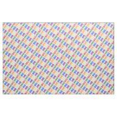 Rainbow Waterverf krabbels patroon Stof (Yard (91,4 cm))