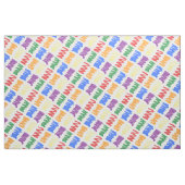 Rainbow Waterverf krabbels patroon Stof (Fat Quarter)
