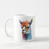 Rainbow Waterverf Llama Koffiemok (Links)