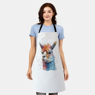 Rainbow Waterverf Llama Schort