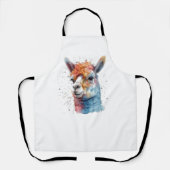 Rainbow Waterverf Llama Schort (Voorkant)
