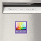Rainbow Waterverf Mount Hood Magnet (Insitu (Vaatwasser))