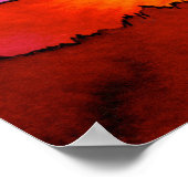 Rainbow Waterverf Mount Hood Poster (Hoek)