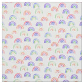Rainbow Waterverf Pattern Stof (Swatch)