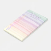 Rainbow Waterverf penseelstreken om lijst uit te v Post-it® Notes (Schuin)