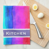 Rainbow Waterverf Rainbows Kitchen Towellen Theedoek (Quarter Fold)
