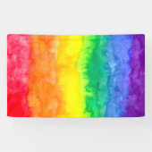 Rainbow Waterverf Wash Banner (Horizontaal)