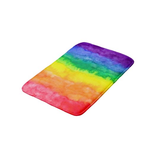 Rainbow Waterverf Wash Bath Mat (Gekanteld)