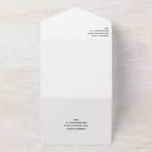 Rainbow Waterverf Wash LGBT Weddenschap All In One Uitnodiging (Buitenkant)