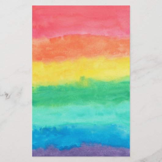 Rainbow Waterverf Wedding (Achterkant)