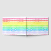 Rainbow Waterverf Wedding Gastenboek (Volledig)