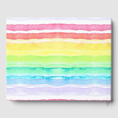 Rainbow Waterverf Wedding Gastenboek (Achterkant)