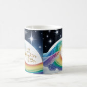 Rainbow Wave Brighter Year Inspirational Classic Koffiemok (Center)