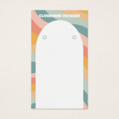 Rainbow Wave-verkenningskaart voor Ketting juwelen Visitekaartje (Voorkant)