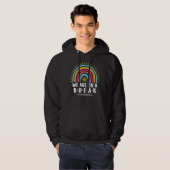 Rainbow We Are On A Break Vacation Beach Summer Te Hoodie (Voorkant volledig)
