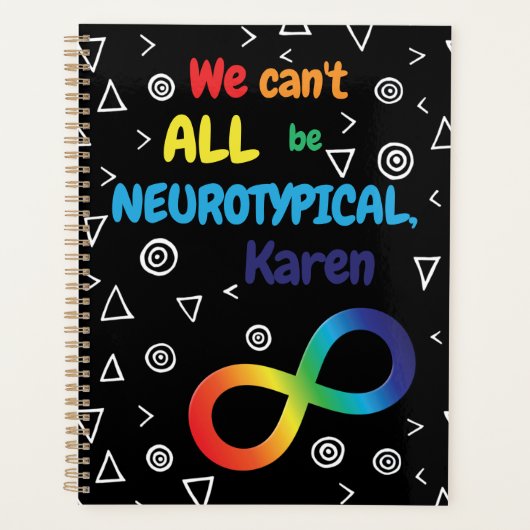 Rainbow We kunnen niet allemaal neurotypisch Karen Planner (Voorkant)